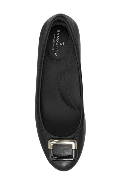 Bandolino Wedge Pump In Black Smooth