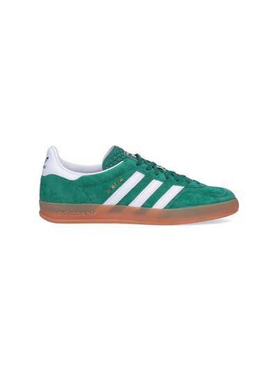 Shop Adidas Originals "gazelle Indoor" Sneakers In Green