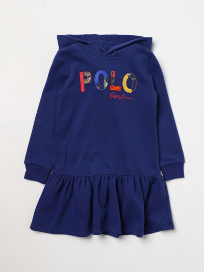 Shop Polo Ralph Lauren Dress  Kids Color Blue