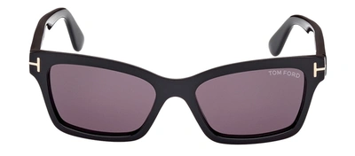 Tom Ford Mikel 01a Cat Eye Sunglasses In Grey