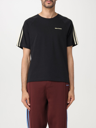 Shop Adidas Originals By Wales Bonner T-shirt  Men Color Black