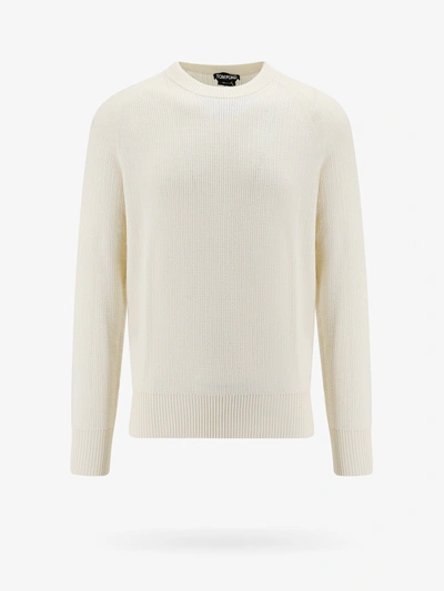 Shop Tom Ford Sweater In White