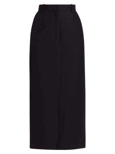 Shop Co Women's Crepe Tailored Pencil Skirt In Black