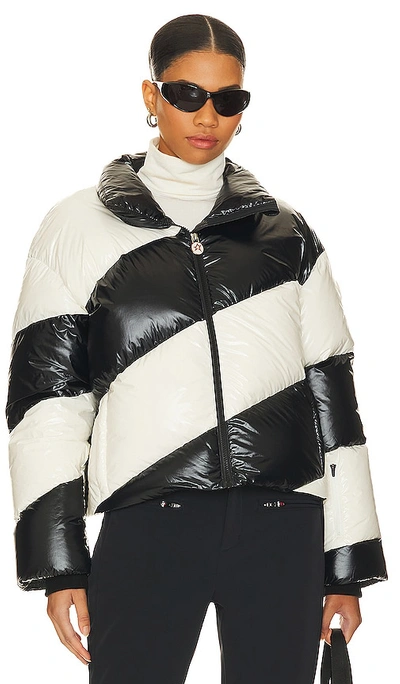 Shop Perfect Moment Super Mojo Iii Jacket In Black & Snow White Cire