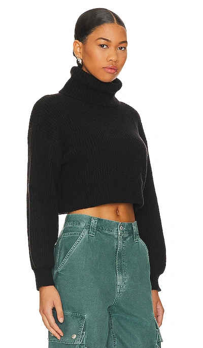 More To Come Sloane Turtleneck Sweater In Black