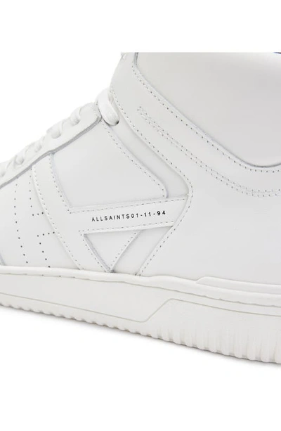Shop Allsaints Pro High Top Basketball Sneaker In White