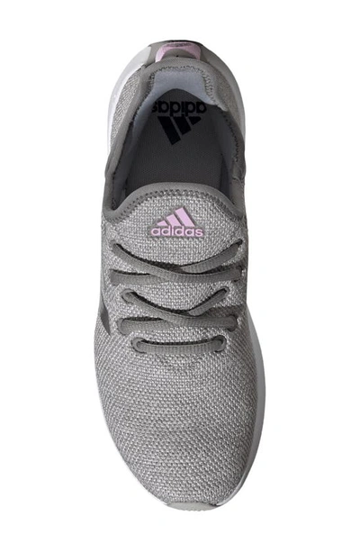 Adidas Originals Cloadfoam Pure Running Shoe In Grey/ Silver Met./ Lilac