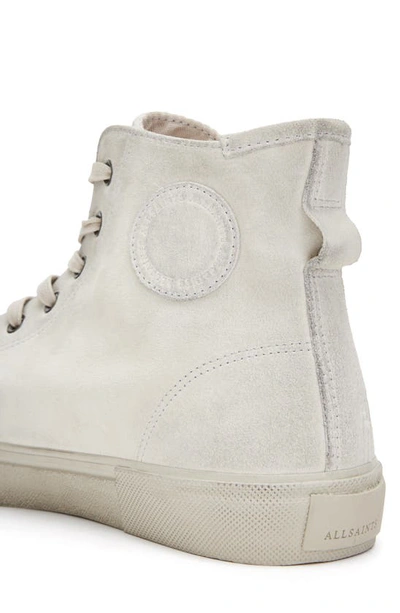 Shop Allsaints Dumont High Top Sneaker In Chalk White