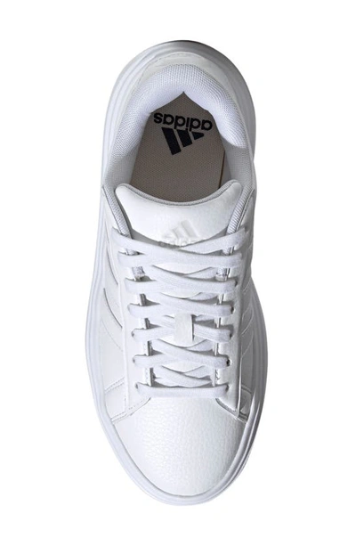 Shop Adidas Originals Grand Platform Sneaker In White/ White/ Crystal White