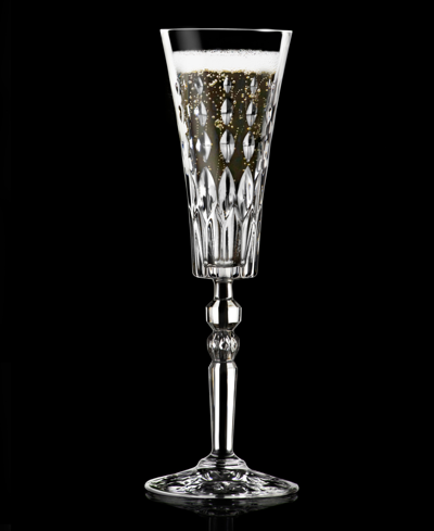 Lorren Home Trends Marilyn Set Of 6 Flutes In Clear