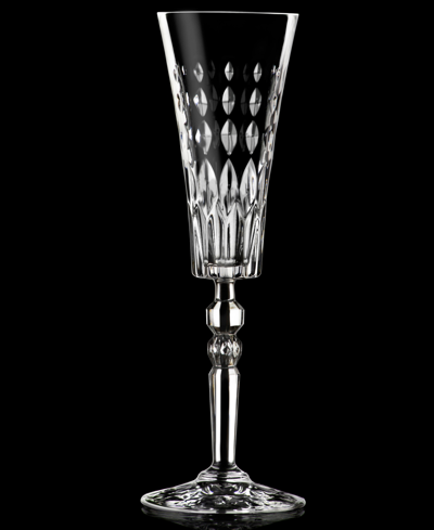 Shop Lorren Home Trends Marilyn Set Of 6 Flutes In Clear