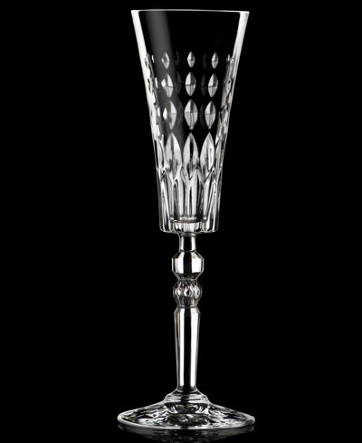 Lorren Home Trends Marilyn Set Of 6 Flutes In Clear