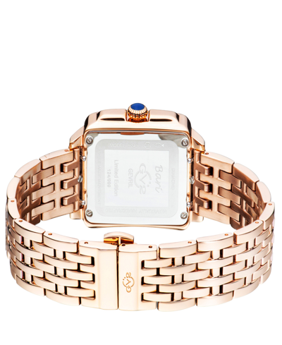 Shop Gv2 By Gevril Women's Bari Tortoise Rose Gold-tone Stainless Steel Watch 34mm