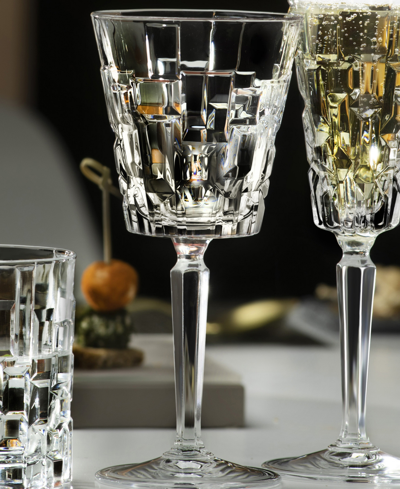 LORREN HOME TRENDS ETNA SET OF 6 WHITE WINE GOBLETS 