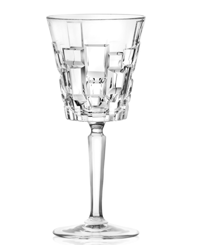 Shop Lorren Home Trends Etna Set Of 6 White Wine Goblets In Clear