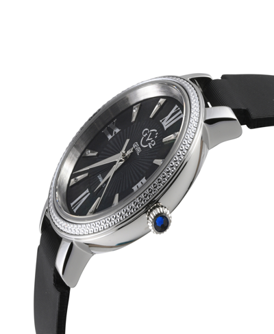 Shop Gv2 By Gevril Women's Genoa Black Leather Watch 36mm