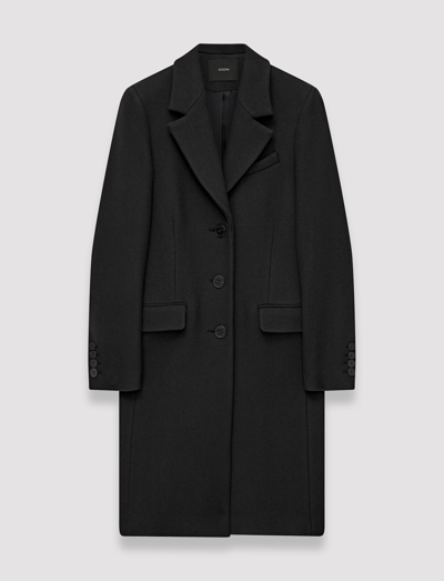 Shop Joseph Wool Coleherne Coat In Black
