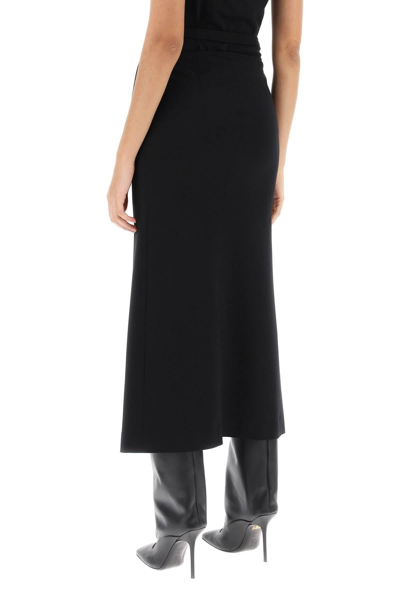 Shop Attico The  Midi Skirt With Cut Out Waist