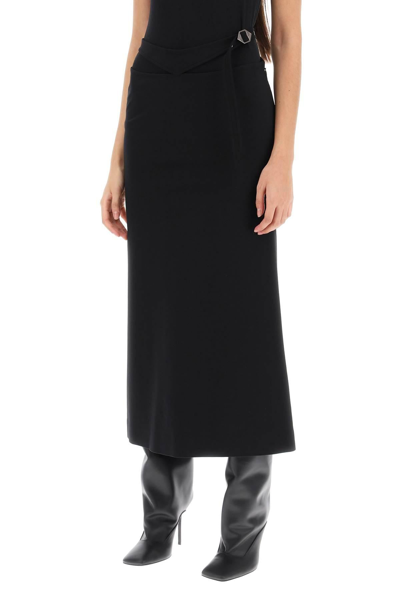 Shop Attico The  Midi Skirt With Cut Out Waist