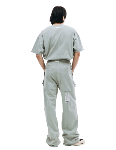 B1archive Wide Leg Sweatpant In Green