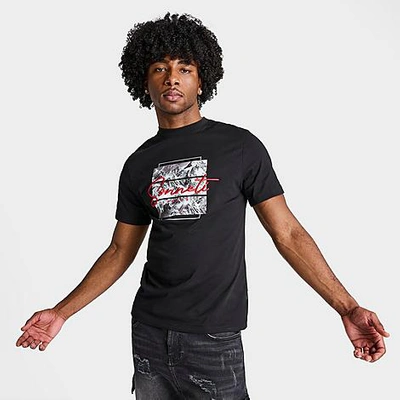 Shop Supply And Demand Sonneti Men's Bliss T-shirt In Black/white/red