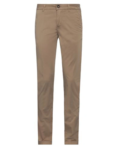 Shop Camouflage Ar And J. Man Pants Brown Size 30 Cotton, Lycra