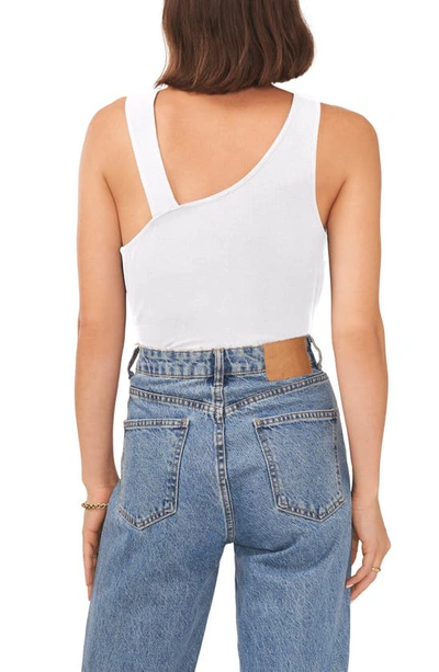 1.state Asymmetric Rib Tank In Ultra White