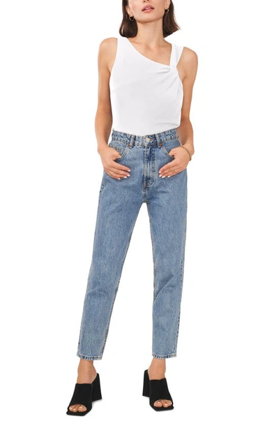 1.state Asymmetric Rib Tank In Ultra White