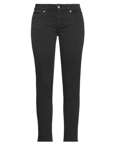 Shop Dondup Woman Jeans Black Size 30 Cotton, Elastane