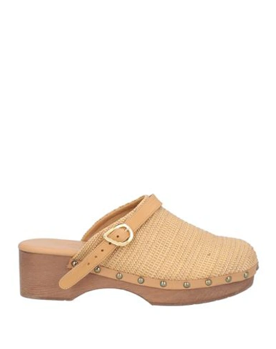 Shop Ancient Greek Sandals Woman Mules & Clogs Beige Size 8 Soft Leather