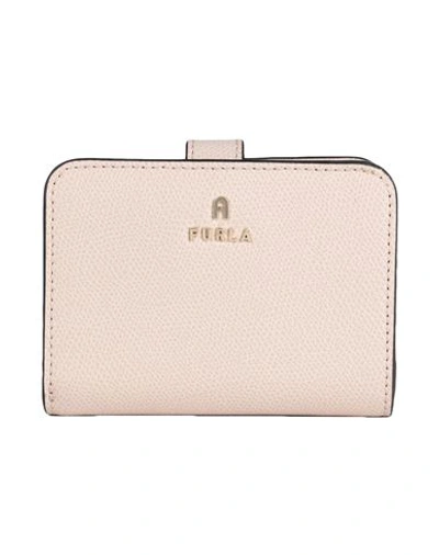 Furla Woman Wallet Beige Size - Soft Leather In Beige