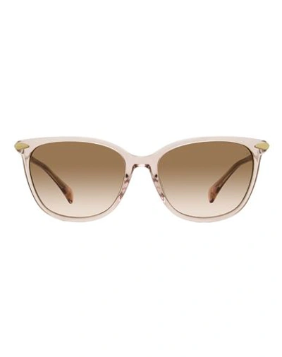 Shop Rag & Bone Polarized Rnb1035s Sunglasses Woman Sunglasses Gold Size 55 Acetate