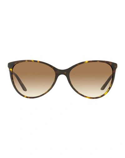 Shop Versace Cat Eye Ve4260 Sunglasses Woman Sunglasses Brown Size 58 Acetate