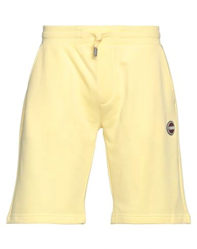 Shop Colmar Man Shorts & Bermuda Shorts Yellow Size Xxl Cotton, Polyester