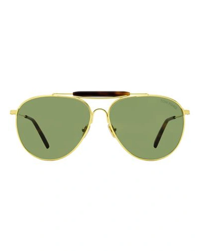 Shop Tom Ford Raphael-02 Tf995 Sunglasses Man Sunglasses Gold Size 59 Metal, Acetate