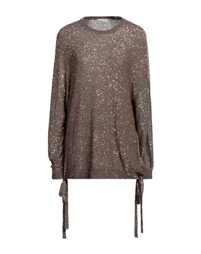 Shop Stella Mccartney Woman Sweater Grey Size 4-6 Polyamide, Polyester