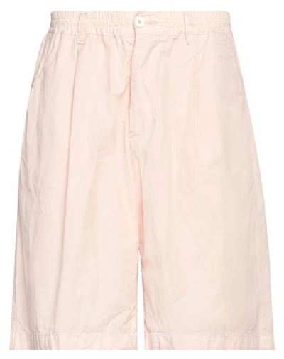 Shop Paura Man Shorts & Bermuda Shorts Blush Size M Cotton, Elastane In Pink