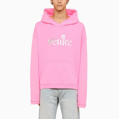 Shop Erl | Venice Pink Hooded Sweatshirt