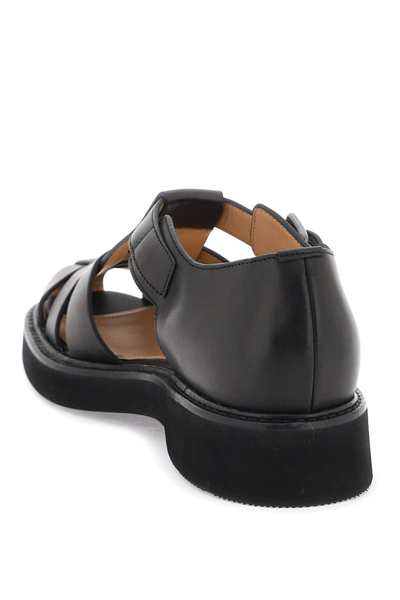 Shop Church's Hove W3 Leather Sandals Women In Black