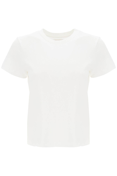 Shop Khaite Emmylou Crew-neck T-shirt Women In White