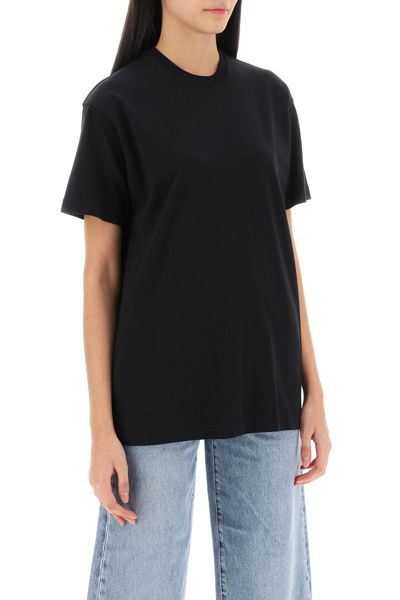 Shop Totême Toteme Relaxed Fit Straight T-shirt Women In Black