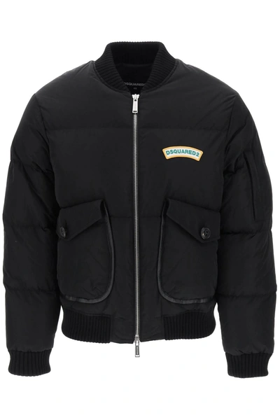 Shop Dsquared2 Mother Fluff Puff Bomber