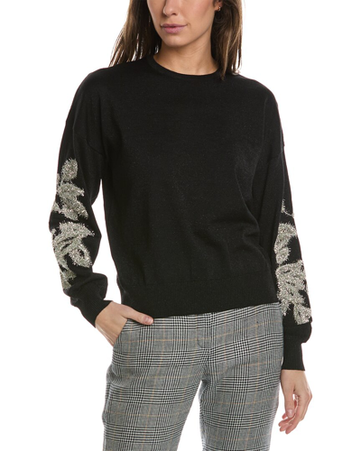 Shop Yal New York Tinsel Sweater In Black
