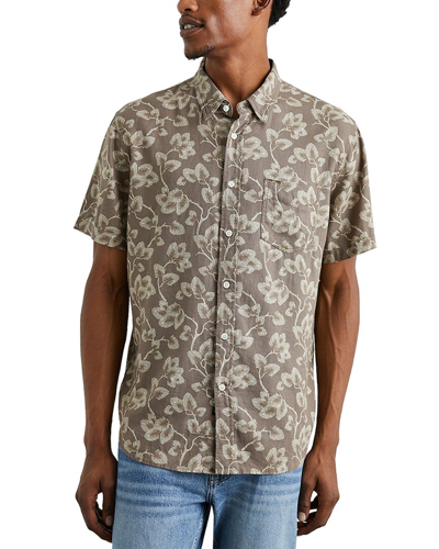 Shop Rails Carson Linen-blend Button-down Shirt
