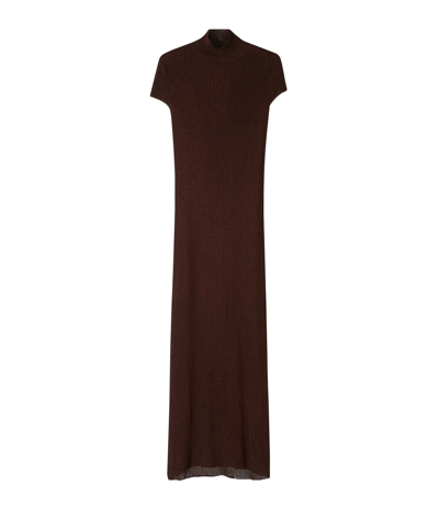 Apc Ismée Dress In Ral - Copper