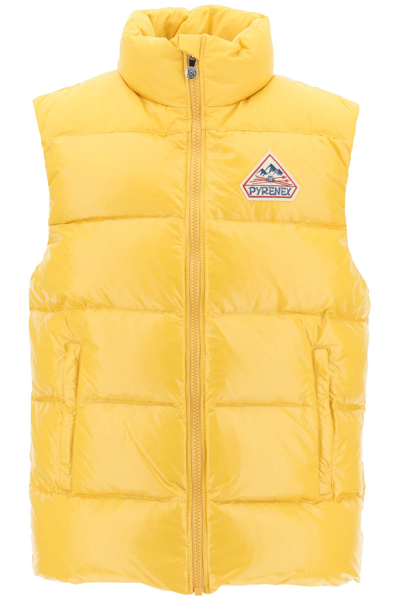 Shop Pyrenex John 2 Padded Vest In Yolk (yellow)