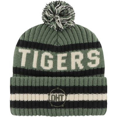 Shop 47 ' Green Clemson Tigers Oht Military Appreciation Bering Cuffed Knit Hat With Pom