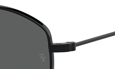 Shop Ray Ban 54mm Oval Sunglasses In Black