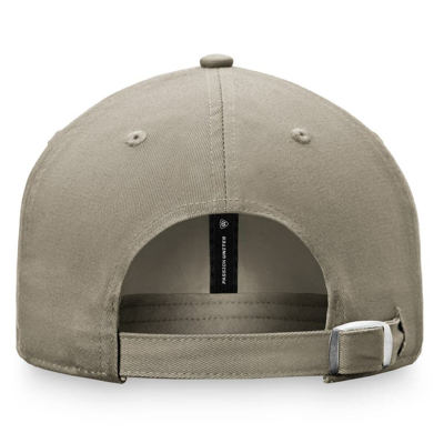 Shop Top Of The World Khaki Cal State Long Beach The Beach Slice Adjustable Hat