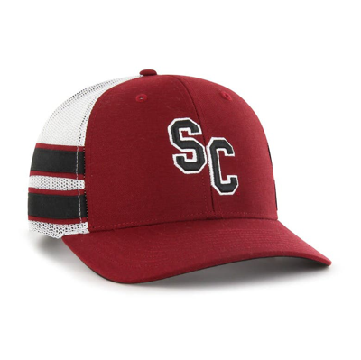 Shop 47 ' Garnet South Carolina Gamecocks Straight Eight Adjustable Trucker Hat